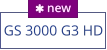 GS 3000 G3 HD  new