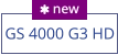 GS 4000 G3 HD  new