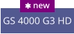 GS 4000 G3 HD  new