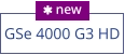 GSe 4000 G3 HD  new