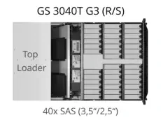 EonStor GS 3040T G3 - Top