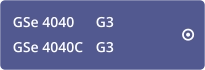 GSe 4040   G3   GSe 4040C   G3     